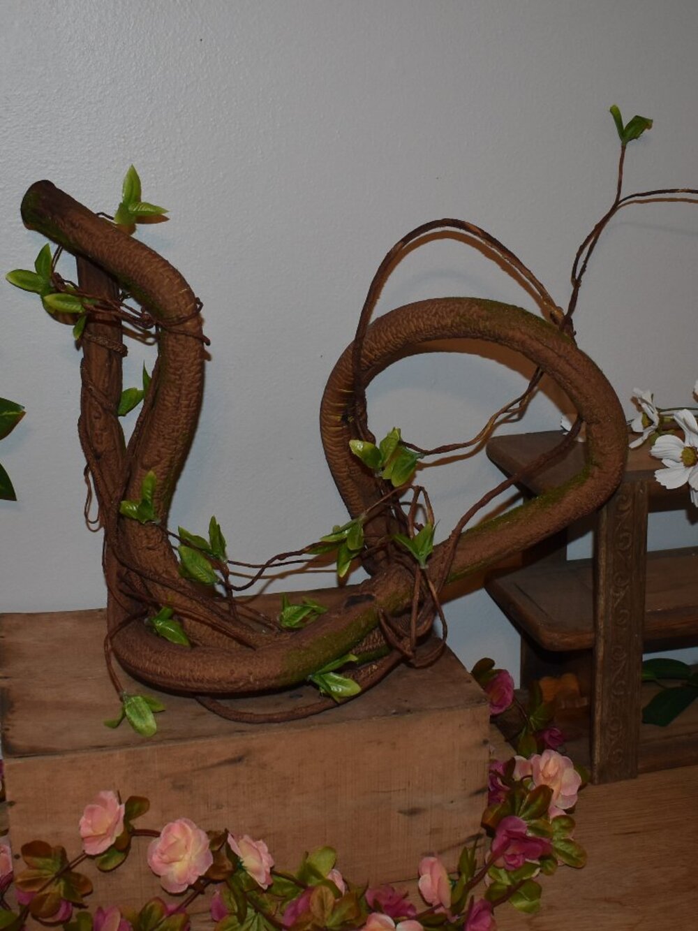 Realistic 6ft Bendable Faux Cottagecore Jungle Vine Decor